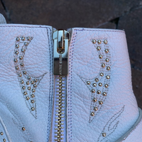 Anine Bing White Penny Boots, Sz 39 EU, 8 US - Picture 9 of 10